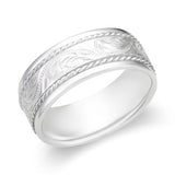 Hand-Engraved Wedding Ring-119-01598