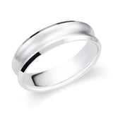 Mens Beveled Edge Wedding Band-119-01584