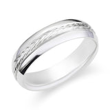 Rope Pattern Wedding Ring-119-01303