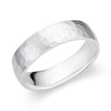 Mens Hammered Wedding Ring-119-01582