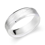 Beveled Edge Wedding Ring-119-01301