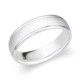 Mens Satin Finish 6mm Band