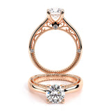 VENETIAN-5047R Round solitaire engagement Ring