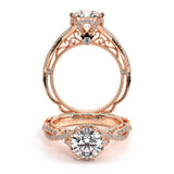 VENETIAN-5078R Round solitaire engagement Ring