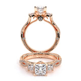 COUTURE-0423P Princess three stone engagement Ring