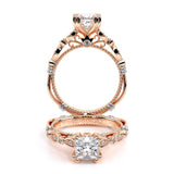 PARISIAN-100P Princess vintage engagement Ring
