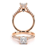 Renaissance-938P Princess pave engagement Ring