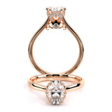 Renaissance-942OV Oval solitaire engagement Ring