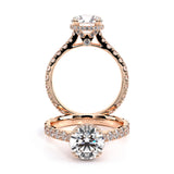 Renaissance-985R Round engagement Ring