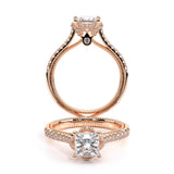 COUTURE-0457P Princess halo engagement Ring