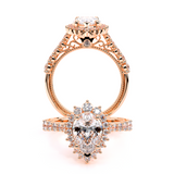 VENETIAN-5084PS Pear halo engagement Ring