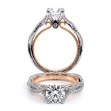 COUTURE-0421R Round pave engagement Ring