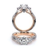 COUTURE-0450R Round three stone engagement Ring