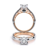 VENETIAN-5047P Princess solitaire engagement Ring