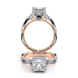 PARISIAN-105X-P Princess halo engagement Ring