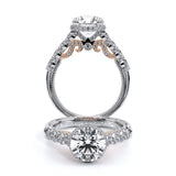 INSIGNIA-7100R Round halo engagement Ring
