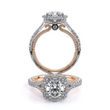 COUTURE-0444R Round halo engagement Ring