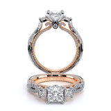 COUTURE-0450P Princess three stone engagement Ring