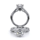COUTURE-0451R Round pave engagement Ring