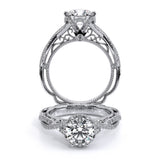 VENETIAN-5078R Round solitaire engagement Ring