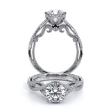 INSIGNIA-7091R Round pave engagement Ring