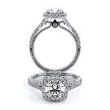 COUTURE-0424CU Round halo engagement Ring