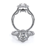 INSIGNIA-7094R Round halo engagement Ring