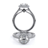 COUTURE-0420R Round halo engagement Ring