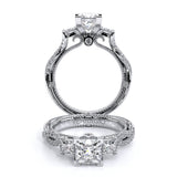 COUTURE-0423P Princess three stone engagement Ring