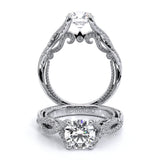 INSIGNIA-7060R Round pave engagement Ring
