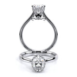 Renaissance-942OV Oval solitaire engagement Ring