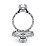 Renaissance-985R Round engagement Ring