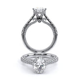 COUTURE-0447OV Oval pave engagement Ring
