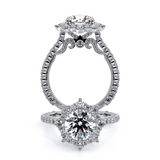 INSIGNIA-7108R Round halo engagement Ring