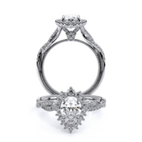 Renaissance-987PEAR Pear halo engagement Ring