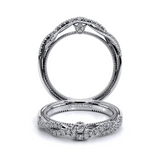 Renaissance-987W Round halo wedding Ring