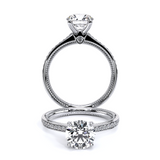 Renaissance-SLD301-R Round solitaire engagement Ring