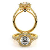 COUTURE-0426R Round halo engagement Ring