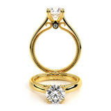 COUTURE-0418R Round solitaire engagement Ring