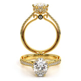 COUTURE-0429DOV Oval pave engagement Ring