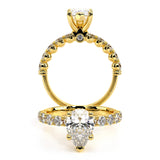 Renaissance-950PEAR Pear solitaire engagement Ring