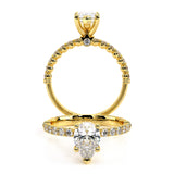 Renaissance-950PEAR Pear solitaire engagement Ring