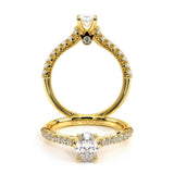 Renaissance-955OV Oval solitaire engagement Ring