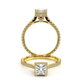 Renaissance-985P Princess engagement Ring