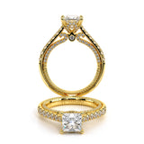 COUTURE-0447P Princess pave engagement Ring