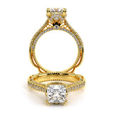 VENETIAN-5070PD Princess pave engagement Ring