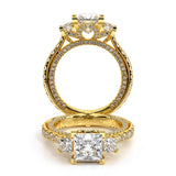 COUTURE-0479P Princess three stone engagement Ring