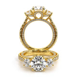 COUTURE-0479R Round three stone engagement Ring