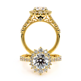 VENETIAN-5084R Round halo engagement Ring