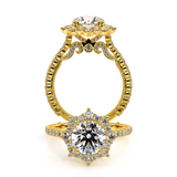 INSIGNIA-7108R Round halo engagement Ring